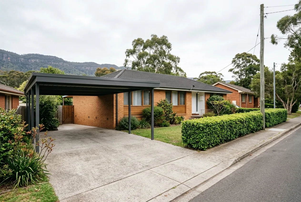 Can you build a carport in front of the house in NSW? The building line, explained